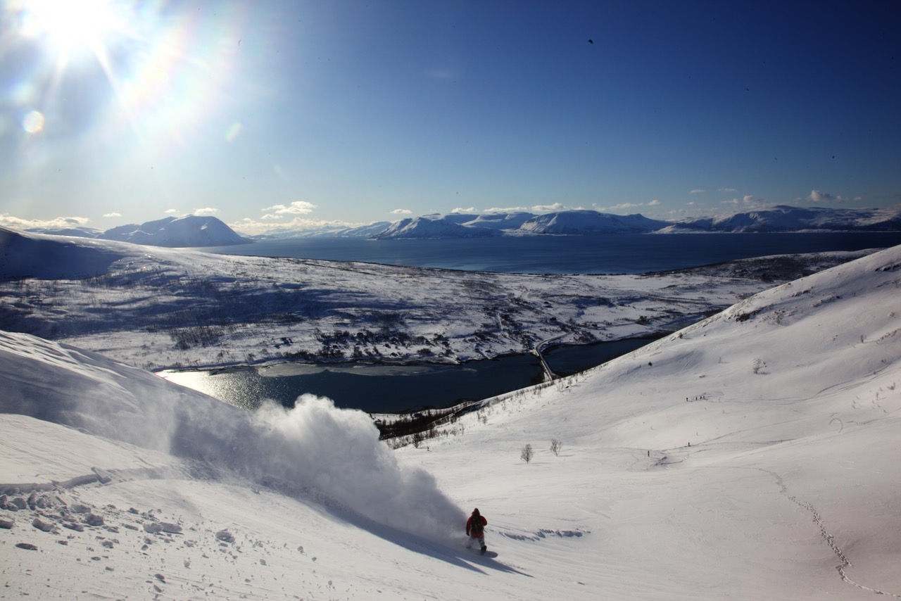 splitboarding lyngen Tromso northern Norway 